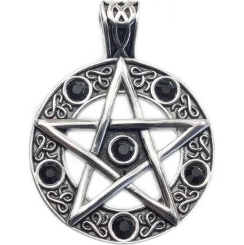 Přívěsek River Šperky Přívěsek chirurgická ocel 99220195 Přívěsek z chirurgická oceli Pentagram se zirkony.