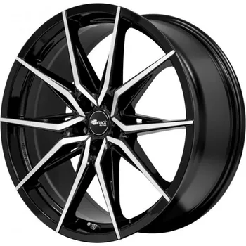 Disk BROCK Alu Kola Brock B42 8.5x19 5x114.3 ET45 Schwarz Glanz Voll-Poliert (SGVP) 72.6