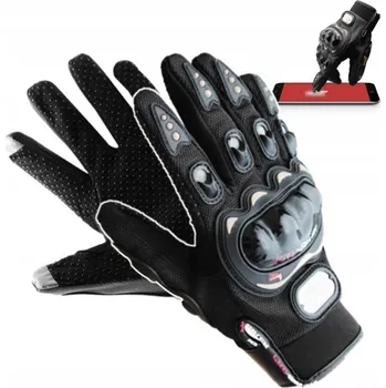 Moto rukavice Rękawice motocyklowe PRO BIKER rękawiczki dotykowe XXL Niebieskie