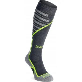 Pánské ponožky Ponožky Bridgedale Ski Midweight+ Merino gunmetal L 44-47