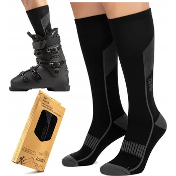 Termoaktivní zimní teplé MERINO VLNA ponožky lyžařské 35-38