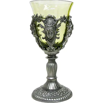 Sklenice Sklenice zdobená cínem Art Nouveau | 82641