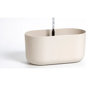 Truhlík Plastia Samozavlažovací truhlík s polovložkou Tolita slonová kost