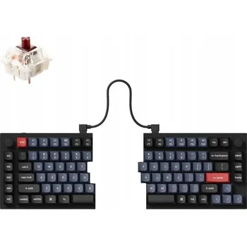 Klávesnice Keychron Q11 QMK Split Customová mechanická klávesnice Gateron Pro Brown