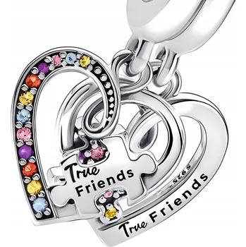 Přívěsek Charms Přívěsek Charms Pravé Přátelství 2 Kusy Charmsy Trusky