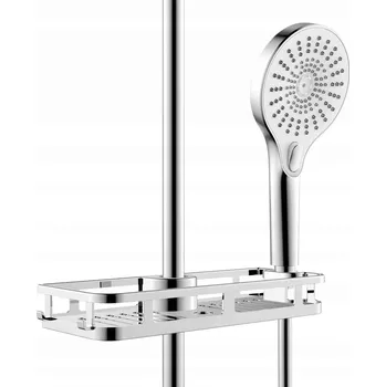 Drátěná police M6311 WENKO Polička do sprchy s držákem