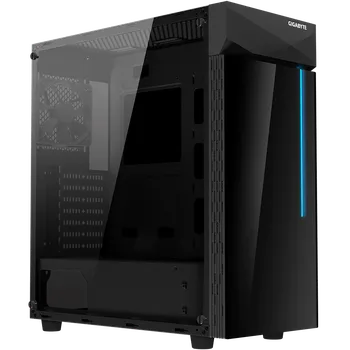 GIGABYTE AORUS C200/Midi Tower/Transpar./Černá