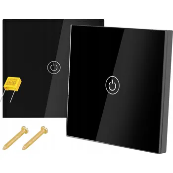 vypínač Jednoduchý dotykový vypínač LTC černý M178C