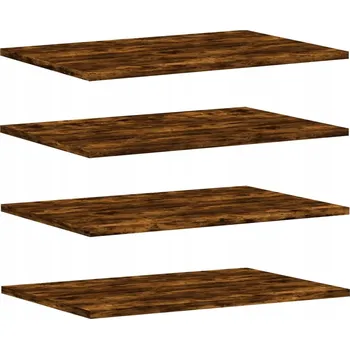 police Nástěnné police 60 x 40 x 1,5 cm v barvě kouřového dubu