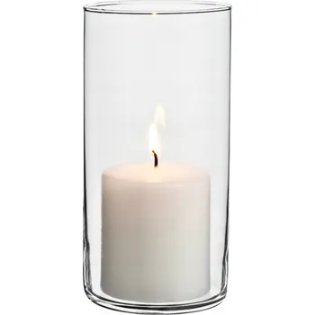 Váza Skleněná váza válec výška 20 cm