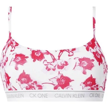 Podprsenka Dámská sportovní podprsenka Calvin Klein 001QP3014O 8NW LILIUM PRINT_STRAWBERRY FIELDS Velikost: S