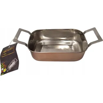 Dóza na potraviny Mini pekáček pro servírování pokrmů a svačin, ocelová nádoba 300 ml, měděná barva