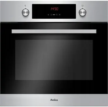 Vestavná trouba Elektrická trouba Amica EB7541D FINE stříbrno-černá 65 l horkovzduch