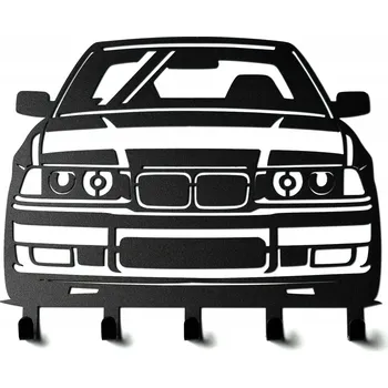 Věšák Věšák na klíče BMW E36 VELKÝ 25cm Černý Dárek Gadget Tuning