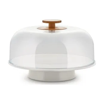 Podnos na dort s poklopem Mattina Warm Grey