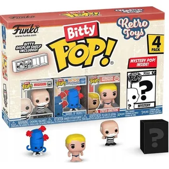 Figurka Retro Hračky Bitty POP! Vinylová Figurka 4-Pack Pan Monopoly 2,5 cm