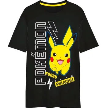 TRIČKO POKÉMON Erv 40273 černé AKCE Velikost: 128