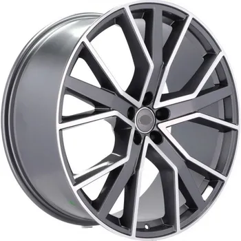 Disk RACING LINE Alu Kola Racing Line B5131 8.0X18 5X112 ET39 Mghm - Polished + Graphite Half Matt 66.6