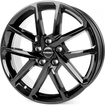 Alu kolo BORBET Alu kola BORBET N 6.5x17 5x114.3 ET45 Black Glossy 72.5