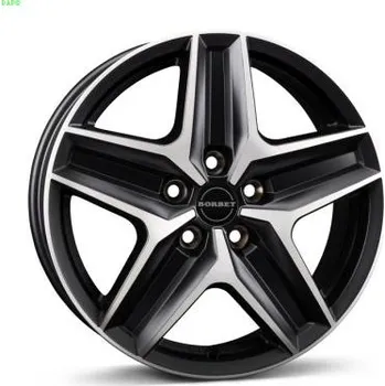 Disk BORBET Alu kola BORBET CWZ 7.5x18 5x118 ET53 Black Polished Matt 71.1
