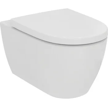 Klozet Ideal Standard i.life - Set závěsné WC HydroTwist 535x350 mm + sedátko WrapOver SoftClose, bílá