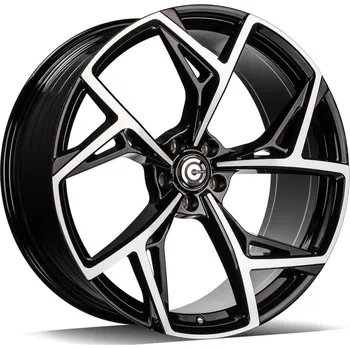 Alu kolo Carbonado Alu Kola Carbonado BLASTER 9.5x22 5x112 ET25 Black Front Polished 66.5