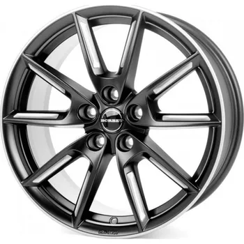 Alu kolo BORBET Alu kola BORBET LX18 8x18 5x112 ET44 Black Matt Silver Spoke Rim 57.1