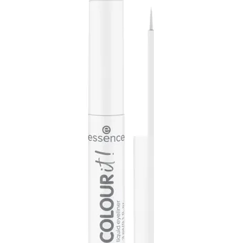 Oční linky Essence COLOUR it! tekutá oční linka odstín 02 White 3 ml