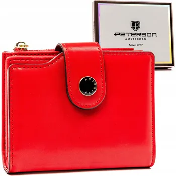 Peněženka Peterson peněženka eko kůže červená - dámská
