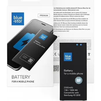 Baterie pro mobilní telefon BLUE STAR baterie pro SAMSUNG A3 2016 2300 mAh