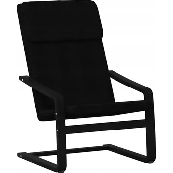 Křeslo Relaxační křeslo černé, rozměry: 59 x 82 x 98 cm