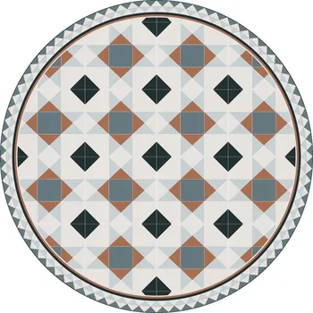 Koberec Vinylový koberec do kanceláře nebo obýváku - Vzor dlaždice, čtverce