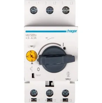 Jistič Motorový jistič Hager MM509N 4-6,3 A