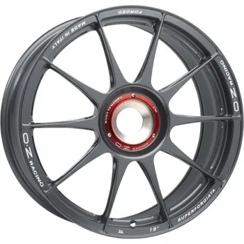 Alu kolo OZ Alu Kola Oz Superforgiata Cl 12x19 Centrálna Skrutka ET48 Grigio Corsa Con Scritte Di Fresatura 84.1