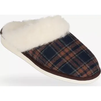 Dámské pantofle Pantofle TEX s lemem Hnědá 26