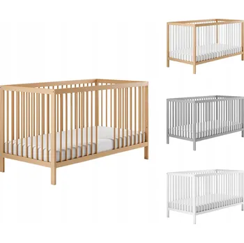 Dětská postýlka Be4home Postýlka + Matrace 120x60 Přírodní