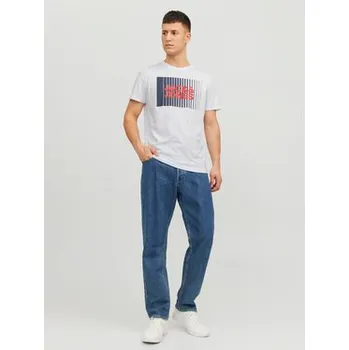 Oblečení a móda Jack & Jones T-Shirt Corp 12233999 Bílá Standard Fit M