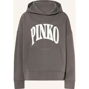 Dámská mikina Pinko Dámská Mikina S Kapucí Makamba Maglia, tmavě šedá, 36