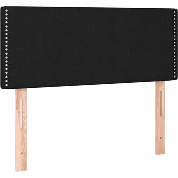 Čelo postele nastavitelné černé samet 90 x 5 x 78/88 cm