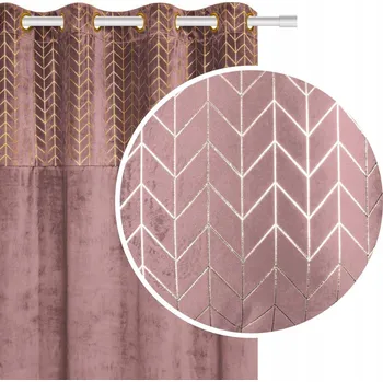 Obraz Závěs polozatemňovací s kroužky 140 cm x 250 cm