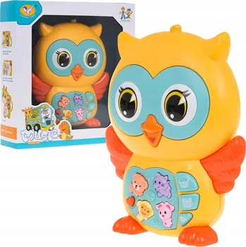 Interaktivní veselá SOVIČKA chytrá sova hračka edukativní pro dítě