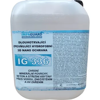 Fasádní barva Impaguard 336 Hydrofobní zpevňující 3D ochrana 5 l