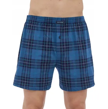Boxerky Pánské boxerky Cornette Comfort 008/293 vel. 5XL (58) Volné, půlnočně modré
