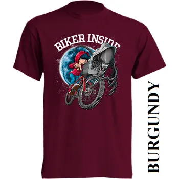 Pánské tričko levne-bavlnene-tricko-digitalni-potisk-vetrelec-ET Barva: Burgundy - vínová, velikost: 3XL