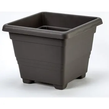 Květináč Plastia Květináč Begonia 60x60 antracit