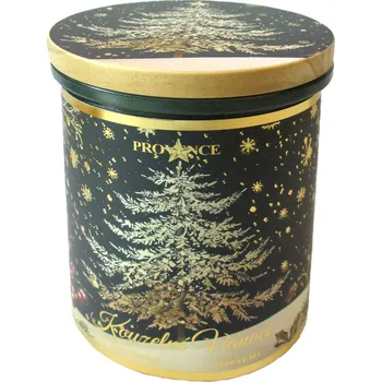 Svíčka Provence Vánoční vonná svíčka ve skle s víčkem 240 g borový les
