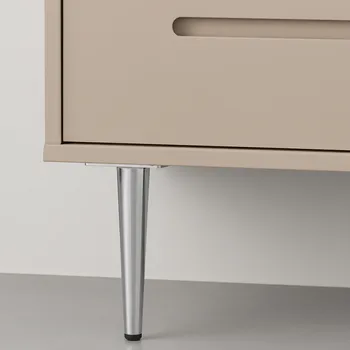 Nábytkové kování Paradox GLOBAL Nábytková Nožka 180 mm Chrom Lesklý