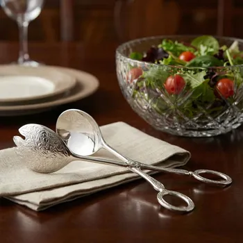 Servírovací kleště 22 cm stříbrné