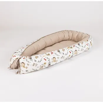 Hnízdečko pro miminko Tulimese Hnízdečko lesní zvířátka béžové VARIANTY PROVEDENÍ HNÍZDEČKA: HNÍZDEČKO SAMOSTATNÉ