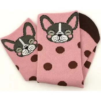 Dámské ponožky Dámské kotníkové ponožky s motivem psa – různé modely - Model4